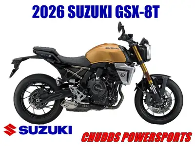 2026 Suzuki GSX-8T ALL-IN PRICE JUST ADD THE TAXES! THE START YOUR SEASON WITH SUZUKI PROGRAM HAS BE...