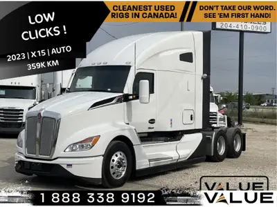 2023 KENWORTH T680 Sleeper - ODOMETER: 359,880 Kms - ENGINE MAKE: Cummins - ENGINE MODEL: X15 - ENGI...