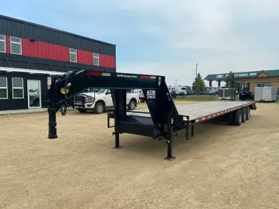 2026 8.5 x 36' & 38' Gooseneck Trailer Triple Dually Trailer Tridem Dually Trailer Flat Deck Trailer...