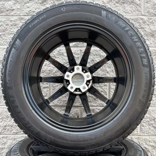 (98%) 4x 235/60R18 Michelin Winters w/ MB GLC Rims in Tires & Rims in City of Toronto - Image 9