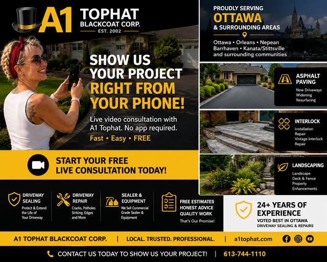 DRIVEWAY • INTERLOCK • LANDSCAPING — SHOW US YOUR PROJECT!
