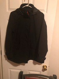 BLACK WOMENS SPRING JACKET -SIZE LARGE