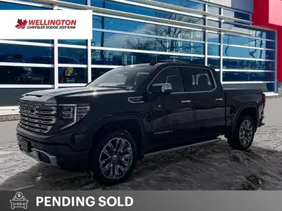 Onyx Black 2023 GMC Sierra 1500 Denali 4WD 10-Speed Automatic EcoTec3 5.3L V8 Come And Experience Wh...