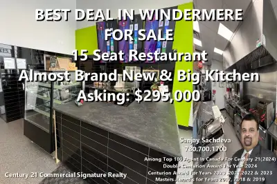 For Sale - Restaurant In Windermere , Edmonton, View more