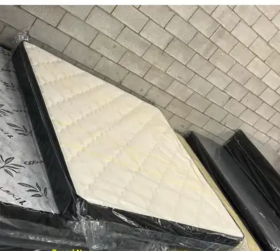 Affordable & High-Quality Queen Mattress + Bed Frame –, View more