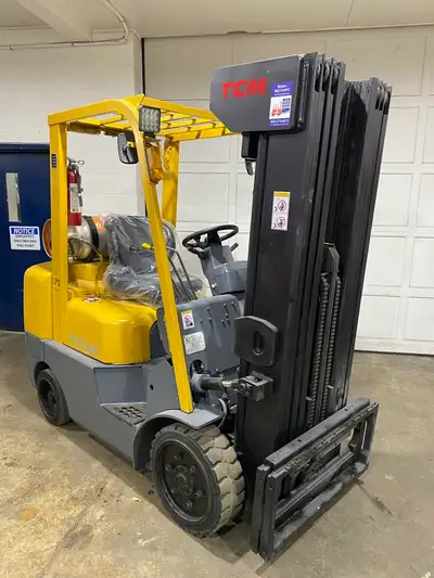 We have a well-maintained quad-mast TCM forklift available for sale. Our mechanics have thoroughly i...