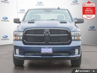 Recent Arrival! Odometer is 3309 kilometers below market average! Patriot Blue Pearlcoat 2020 Ram 15... (image 7)