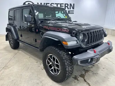 2024 Jeep Wrangler Rubicon RUBICON | HEATED SEATS + WHEEL | HARDTOP | SAFETY Black Clearcoat Pentast...