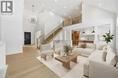 Brand-new custom build by Charleston Homes offers 3700sqft of living on 1.3-acres backing onto untou...