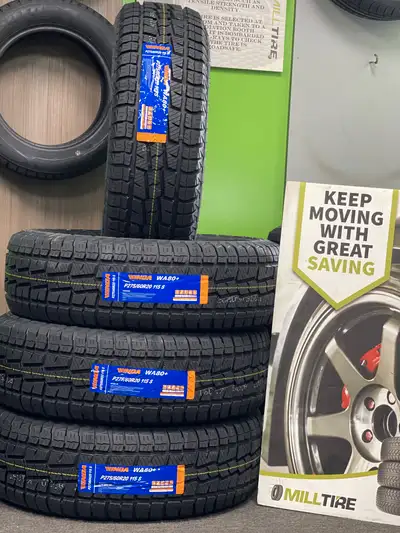 BRAND NEW TIRES FOR SALE BEST PRICES IN CALGARY! Store name: Milltire Ltd Store Address: Unit 10A, 2...