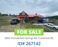 Cranbrook - Home on Acreage for Sale!  ID #267142