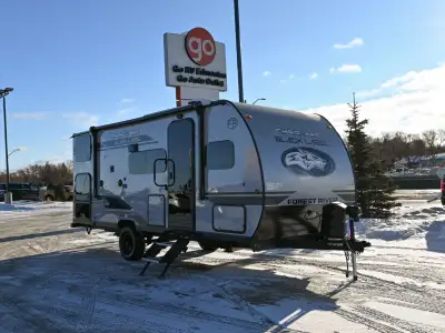 The 2026 Wolf Pup 17JWBL (Black Label) is a compact, family-friendly travel trailer that packs a sur...