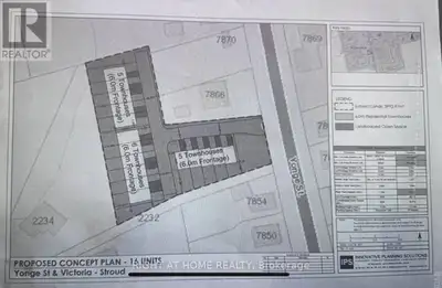 Prime Almost 1-Acre Vacant Residential Lot - Yonge Street, Stroud (Innisfil)Rare opportunity to own...
