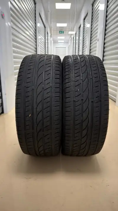 2 Tires Size: 235/55 R17 Winter Tires Aplus Price: $80 for all Clean and ready to install Stored saf...