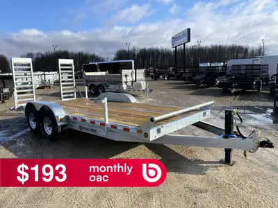 Canada Trailers Galvanized Car Hauler Trailer 10,800 lbs. GVWR is $9,260.00 or $185.18/month! Ord: 8...