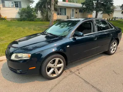 2007 Audi A4 3.2L V6 Quattro 170,000 km Clean title Fresh Manitoba Safety British Columbia Vehicle P...