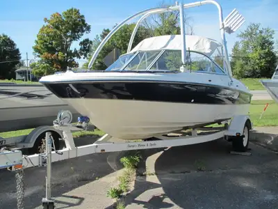 2002 BAYLINER 185 BR-NICE LOOKING GREAT WORKING PACKAGE, SMOOTH 190 HP V-6 MERCRUISER/ALPHA 1 DRIVE,...