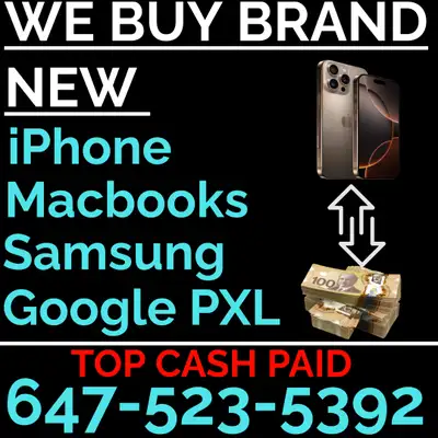 We buy New iPhones, Samsungs, Pixels & MacBooks!!!!!, View more