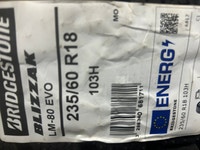 4 Brand New Bridgestone Blizzak LM-80 EVO 235/60R18 Ottawa Ottawa / Gatineau Area Preview