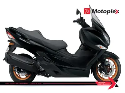 Motoplex St-Eustache Burgman 400 CONFORT ET UTILITE EN ELEGANCE Sophistiquer avec de style mince. De...