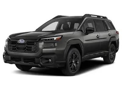 The 2026 Subaru Outback Premier XT in a sophisticated Black finish and commanding AWD drive train is...