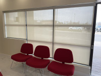 Roller blind and cubicle/ privacy/ room dividers and 