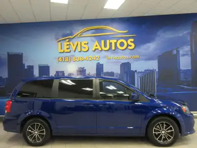 DODGE GRAND CARAVAN 2019 GT ÉDITION STOW-N-GO 7 PASSAGERS / CUIR NOIR CHAUFFANT / ÉCRAN TACTILE / PO...