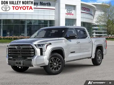 The 2026 Toyota Tundra 4x4 Crewmax Limited in a striking Celestial Silver Metallic finish is a robus...
