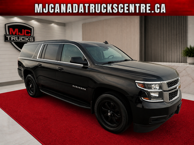 TRIPLE BLACK LOCAL ONE OWNER ONTARIO SUBURBAN 7 PASSENGER FULLY LOADED ( CAR FAX HISTORY REPORT VERI...
