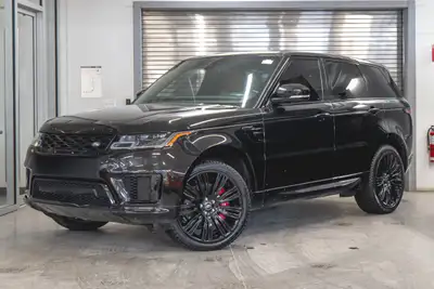 Land Rover Range Rover Sport V8 Supercharged HSE Dynamic 2022: - Extérieur métallisé noir SANTORINI...