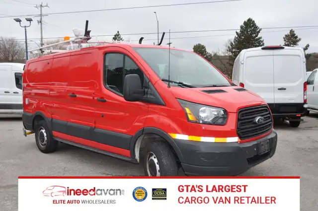 2019 Ford Transit 91,000 Kms from new. Shelves, Divider, Loaded