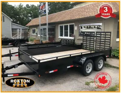 For sale is a Tow Tek Trailers 7 x 14 All Aluminum Landscape / Utility trailer. This trailer has a h...