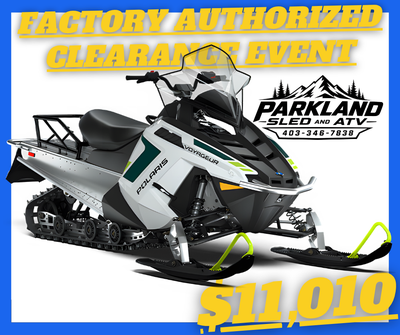 $1500 REBATE ENDS OCT 31!! 2025 POLARIS Voyageur 144 550. WHITE, POLARIS SHOCKS, TALL WIND SCREEN, S...