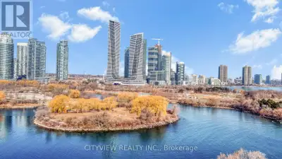 Welcome To Eau Du Soleil, A Modern Waterfront Community in Mimico! RARELY OFFERED LAYOUT. Stunning F...