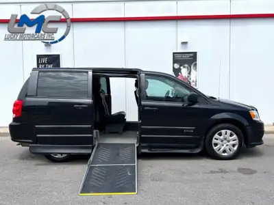 ♿ PREMIUM WHEELCHAIR ACCESSIBLE VAN ♿ 2017 DODGE GRAND CARAVAN SE SAVARIA SIDE-ENTRY CONVERSION﻿ BLA...