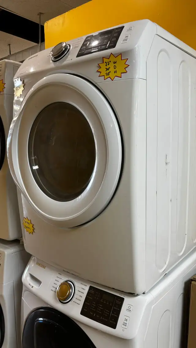 Samsung Stackable  27” Front Load Washer&Dryer30 Days Warranty in Washers & Dryers in Kitchener / Waterloo - Image 4