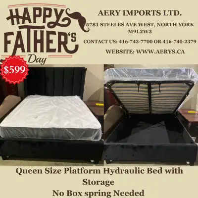 Father's day Special sale on Furniture!! Platform Beds on Sale!!