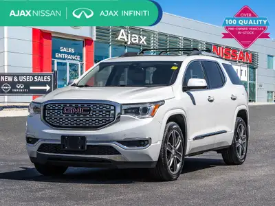 2017 GMC Acadia Denali White Frost 3.6L V6 SIDI DOHC VVT AWD 6-Speed Automatic 4D Sport Utility NO A...