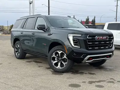 AMVIC Licensed Dealer Understated elegance meets rugged utility in the 2026 GMC Yukon AT4. Boasting...