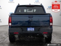 Odometer is 45575 kilometers below market average! Blue 2021 Honda Ridgeline Touring NAVIGATION | LE... (image 3)