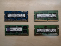 DDR3 4GB LAPTOP RAM REG AND LOW VOLTAGE FROM $20 DDR4 4GB RAM$35