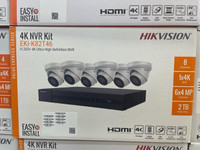HIKVISION EKI-K8 2T46 KIT 8 CHANNEL 6 CAMERA 2TB HDD
