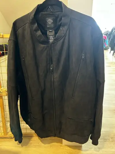 Beautiful Men's 3XL Black, Harley Davidson Leather Jacket. Brand new, never worn the tags are still...