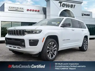 Check out this 2022 Jeep Grand Cherokee L Overland. Its Automatic transmission and 5.7L Hemi V8 Engi...