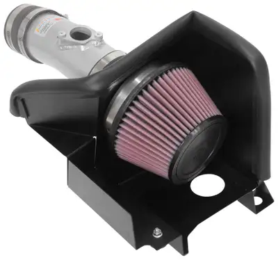 Gain a guaranteed increase in horsepower and torque with a K&N cold air intake system featuring a ma...