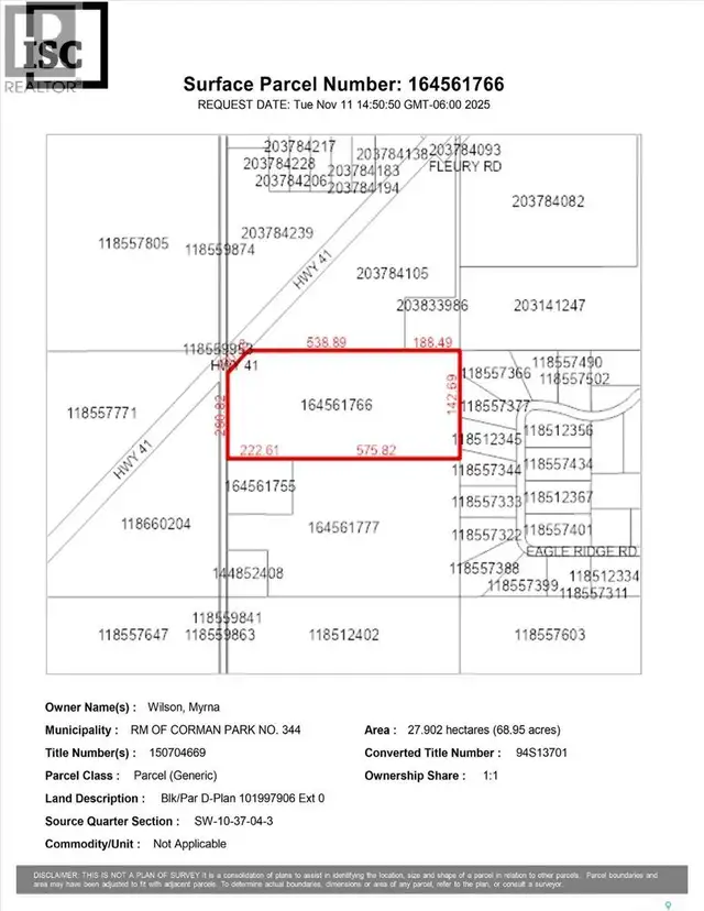 Wilson Land Corman Park Rm No. 344, Saskatchewan in Land for Sale in Saskatoon - Image 17