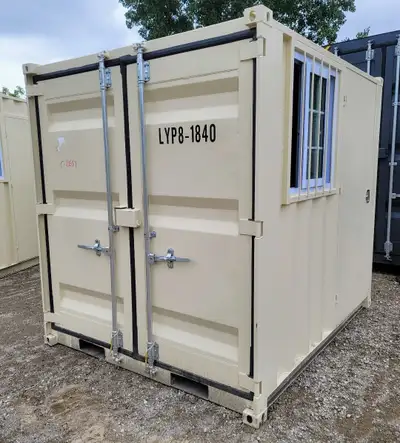 Keep your belongings safe and secure in a fully mobile locker! 10ft steel boxes available in concret...
