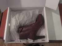 NEW NINE WEST BOOTS, Med Length, Genuine Leather, Italian Style