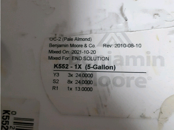 18,9 litres OC-2  Benjamin Moore régal ulti-mat dans Décoration intérieure et accessoires  à Ville de Montréal - Image 2