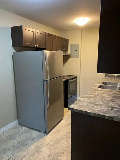 A beautifully renovated and spacious three-bedroom suite is now available. Location: Near Dundas & V...